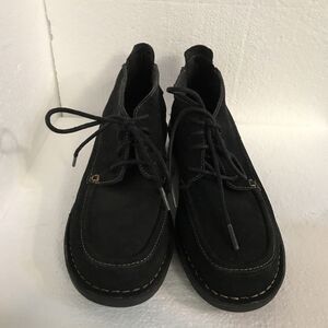 Clarks 7.5 Womens Black Suede Leather Ankle Lace Up Bendable Comfort Boots 62998